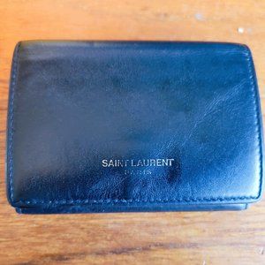 Saint Laurent Small Tri-Fold Mens Wallet